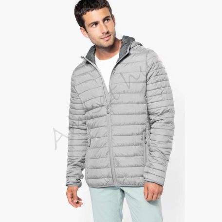 MEN'S LIGHTWEIGHT HOODED PADDED JACKET